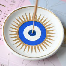 Load image into Gallery viewer, all seeing eye incense holder / trinket dish