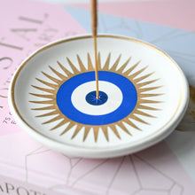 Load image into Gallery viewer, all seeing eye incense holder / trinket dish