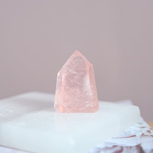 extra gemmy rose quartz | tower a