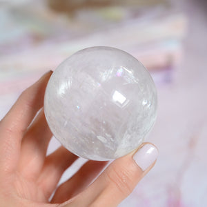 optical calcite with rainbows | sphere D