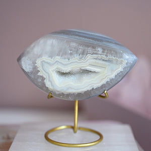 druzy agate with stand | eye m