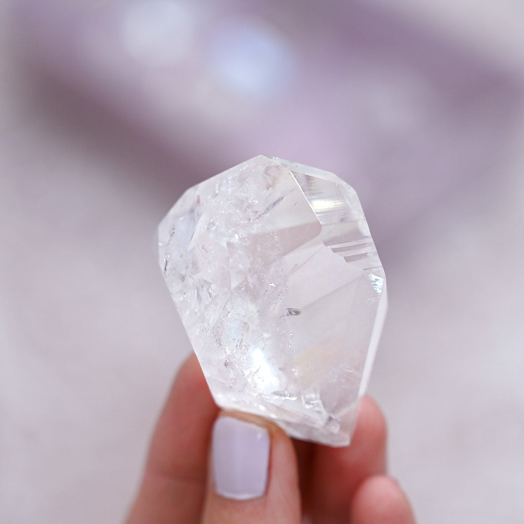 semi-polished lemurian quartz | freeform k