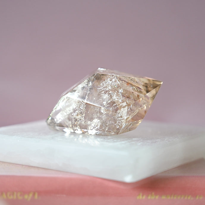 faceted elestial quartz freeform