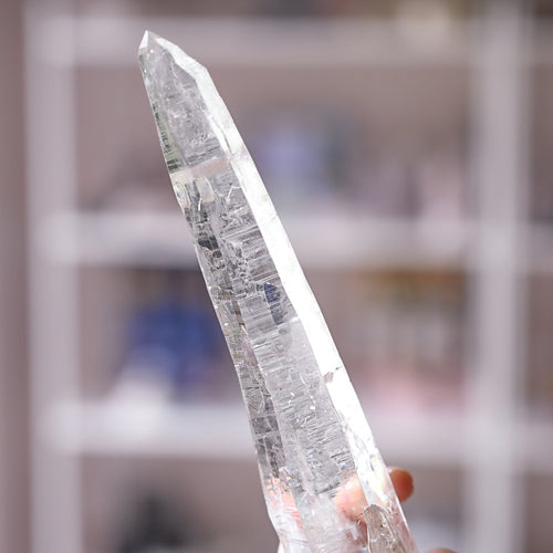 large A-grade lemurian quartz point