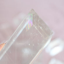 Load image into Gallery viewer, extra large rainbow-infused polished optical calcite