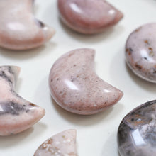 Load image into Gallery viewer, peruvian pink opal moons