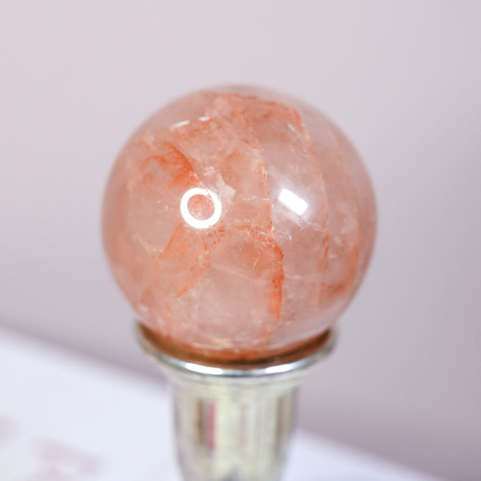 hematoid quartz | sphere c