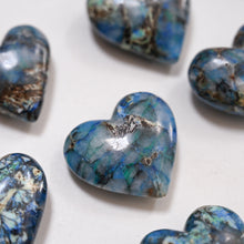 Load image into Gallery viewer, azurite hearts