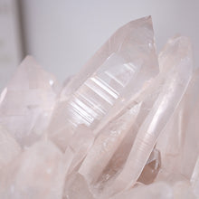 Load image into Gallery viewer, rare + magnificent XXL pink lemurian quartz cluster