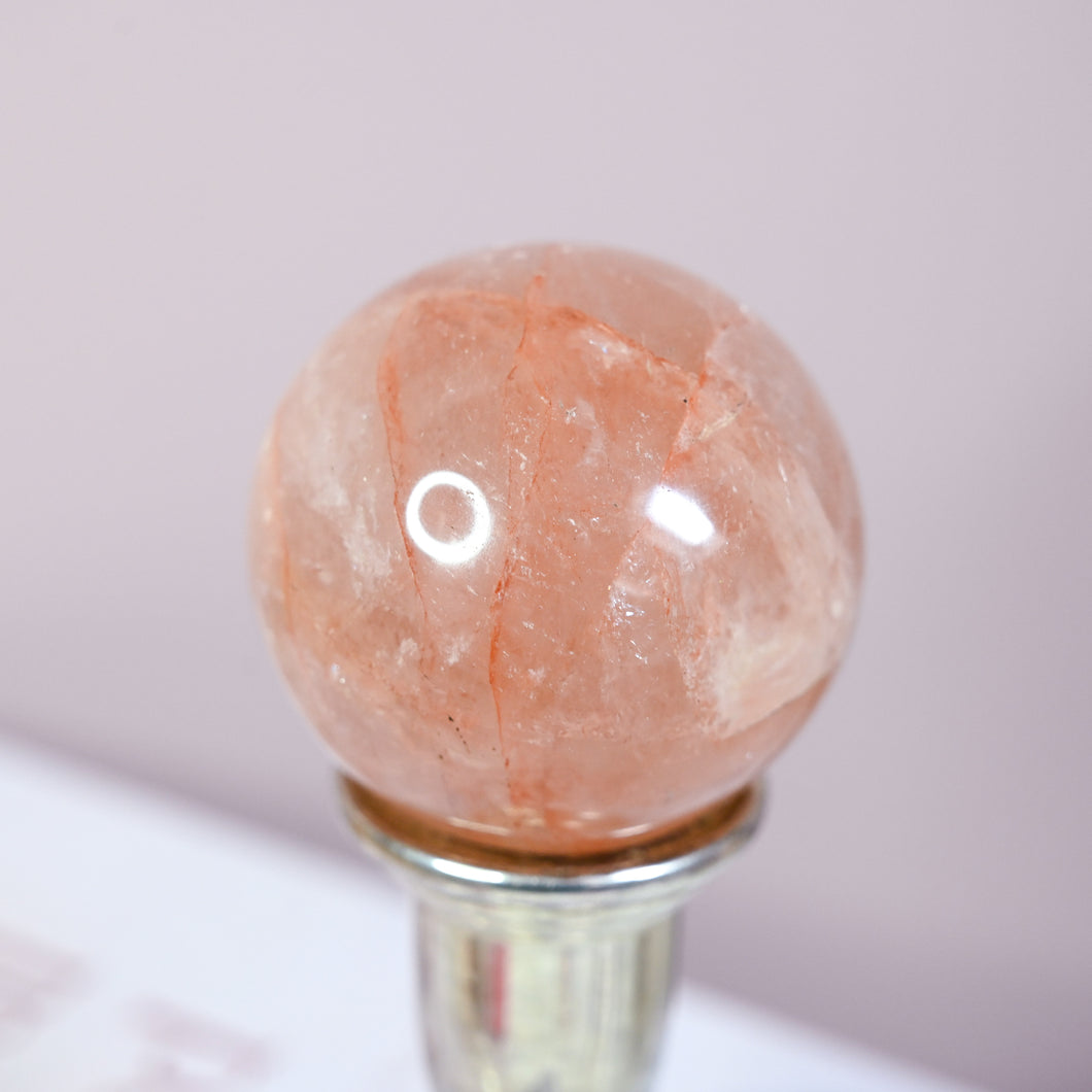 hematoid quartz | sphere a