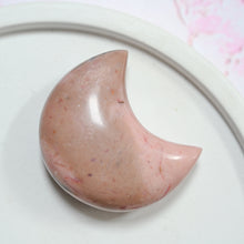 Load image into Gallery viewer, large peruvian pink opal moons