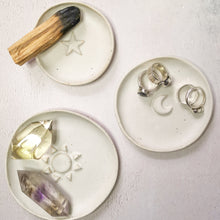 Load image into Gallery viewer, celestial stoneware smudge / trinket dish