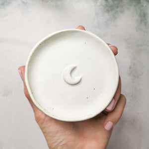 celestial stoneware smudge / trinket dish
