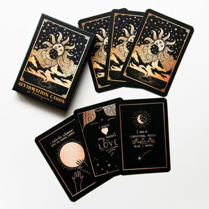 dreamy moons | affirmation cards