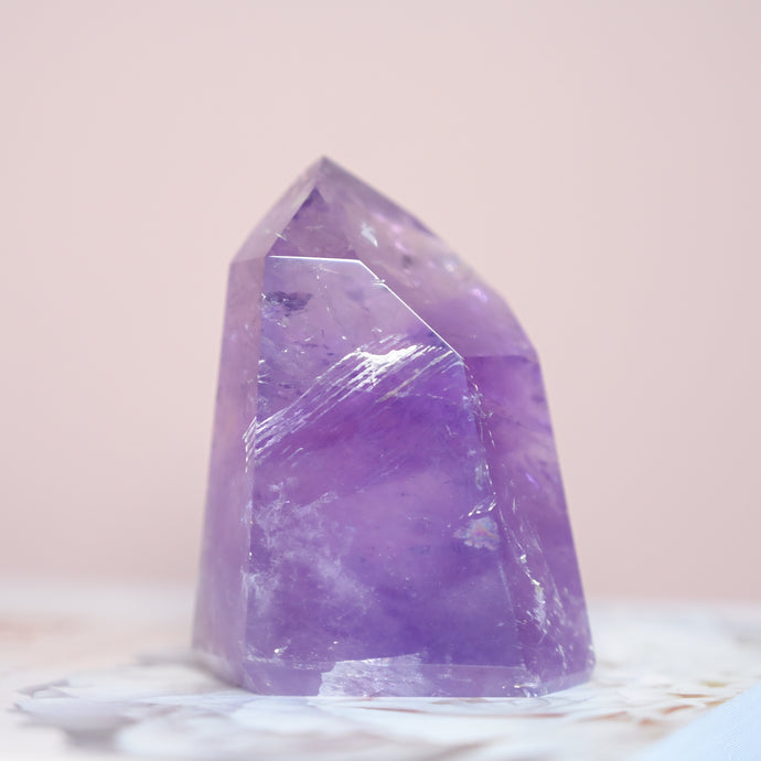 chunky icy brazilian amethyst | tower j