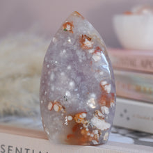 Load image into Gallery viewer, flower agate x lilac amethyst flame