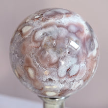 Load image into Gallery viewer, quartzy pink amethyst x flower agate | sphere o