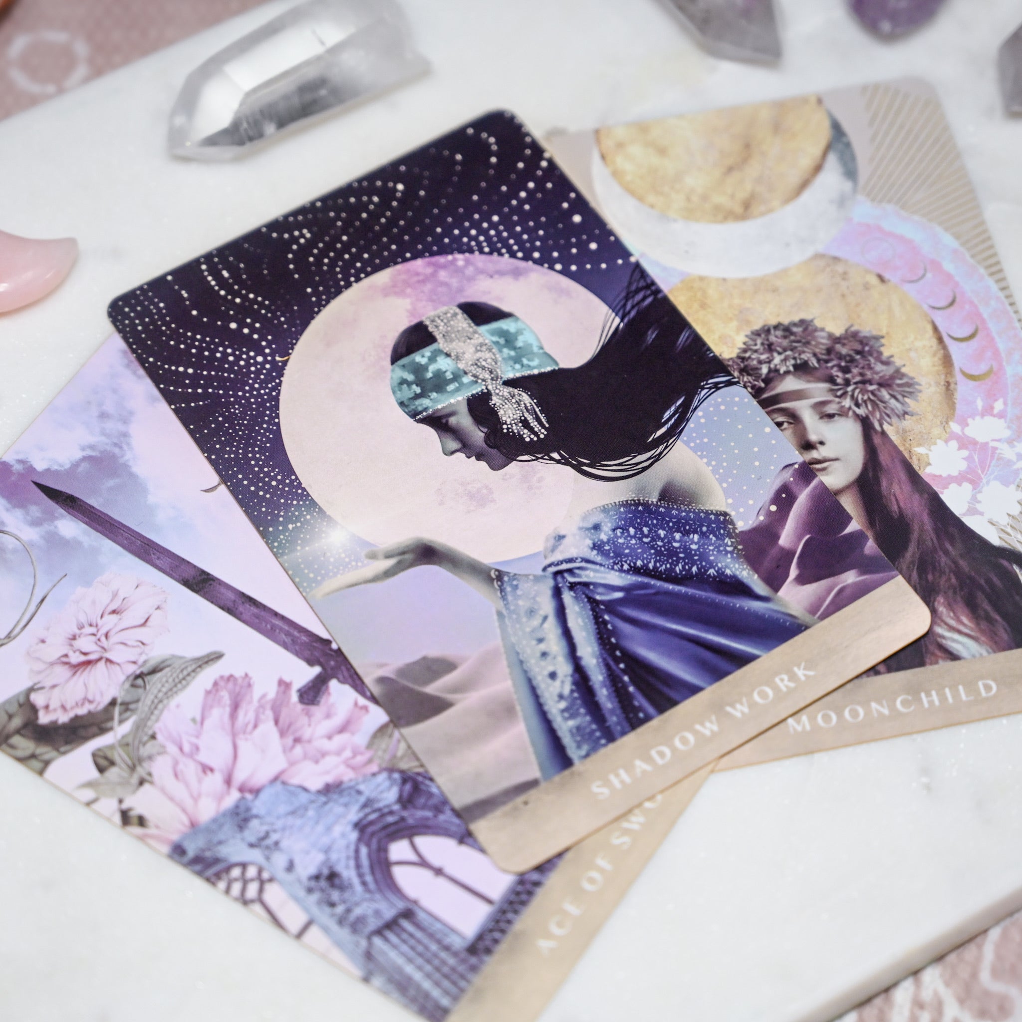 the moonchild tarot – crystal + the moon