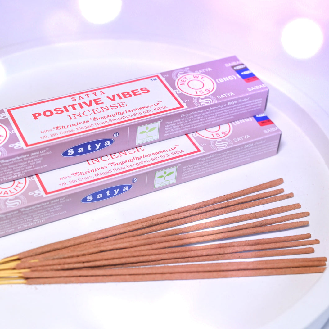 satya incense sticks | positive vibes