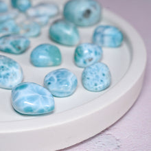 Load image into Gallery viewer, larimar tumble stones
