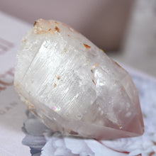 Load image into Gallery viewer, large raw pink lithium quartz point