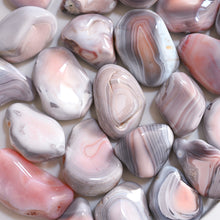 Load image into Gallery viewer, pink botswana agate tumble stones