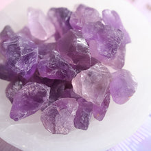 Load image into Gallery viewer, little bag of raw amethyst