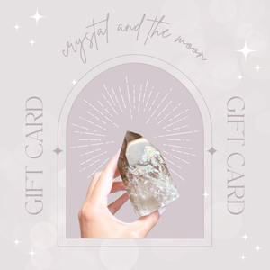 crystal + the moon gift card
