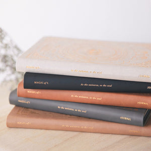 magic of i | unlined vegan leather journal - various colours